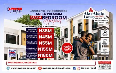 Secure The Best Deal for Comfort and Class in Our Units Apartments, Aku-abata Luxury Housing, Asaba, Delta, Flat / Apartment for Sale
