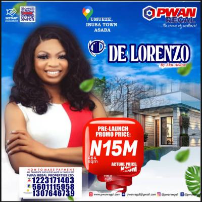 Buy Land in Fast-developing Area, De Lorenzo Estate Umueze, Ibusa Town, Asaba, Delta, Residential Land for Sale