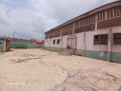 Factory Building on About 2500sm Land, Podo, Ibadan, Oyo, Warehouse for Sale