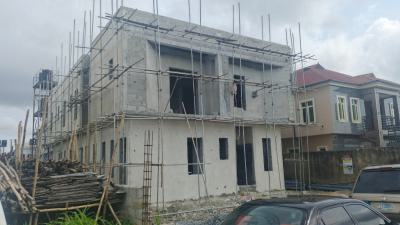 Distress Carcass Luxury 4 Bedrooms Semi-detached Duplex, Beechwood Estate, Imalete Alafia, Ibeju Lekki, Lagos, Semi-detached Duplex for Sale