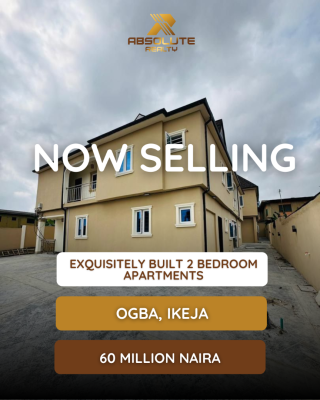 Luxury 2 Bedroom Apartment, Oke Ira, Ogba, Ikeja, Lagos, Flat / Apartment for Sale