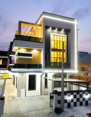 Luxury 6 Bedroom Smart Duplex with a Penthouse and a Bq in an Estate, Chevron Drive, Vgc Axis, Lekki Phase 2, Lekki, Lagos, Detached Duplex for Sale