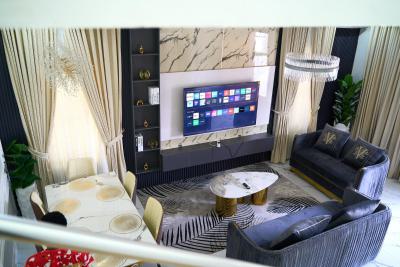 4 Bedroom Fully Furnished  Semi Detached with Bq, All Furniture, By 2nd Toll Gate, Lekki, Lagos, Detached Duplex for Sale