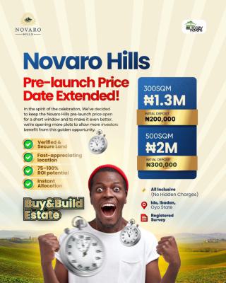 Novaro Hills, Ido, Ibadan, Oyo, Mixed-use Land for Sale