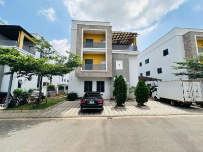 5 Bedroom Detached Duplex with Bq with Acs, Generator and Furnished K, Main Tarred Road, Wuye, Abuja, Detached Duplex for Rent