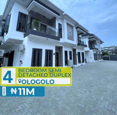 4 Bedroom Semi Detached Duplex with Bq, Ologolo Lekki, Ologolo, Lekki, Lagos, Semi-detached Duplex for Rent