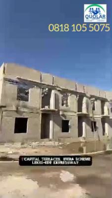 Newly Built 2 Bedroom Terrace Duplex with Bq, Capital Loft Estate Eleko Junction, Ibeju Lekki, Lagos, Terraced Duplex for Sale