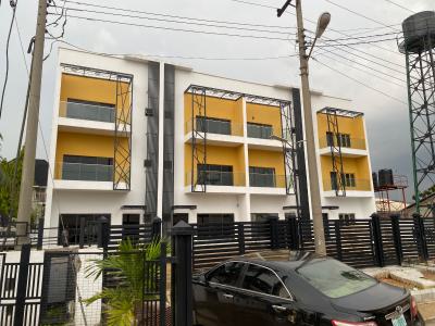 Advanced Carcass 4 Bedrooms Terrace Duplex + Bq, Off Bw Lounge and Garden, Gwarinpa, Abuja, Terraced Duplex for Sale