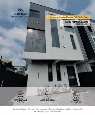 Beautifully Designed 5-bedroom Detached Duplex, Lekki Phase 1, Lekki, Lagos, Detached Duplex for Sale