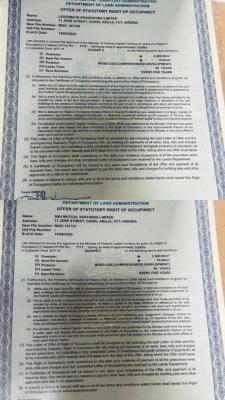 Two Serial Plot of 8 Hectares Guzape 2, Guzape2, Guzape District, Abuja, Mixed-use Land for Sale