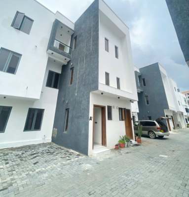 Fully Service 3bedroom Terrace Duplex with Bq at Freedom Way Lekki, Lekki 1 By Freedom Way, Lekki Phase 1, Lekki, Lagos, Terraced Duplex for Sale