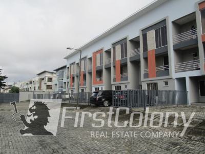 Massive 4 Bedroom Terrace Triplex Within a New Residential Court, Lekki Phase 1, Lekki, Lagos, Terraced Duplex for Sale