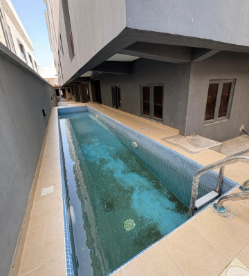 Brand New 1 Bedroom Flat with an Elevator, and a Swimming Pool, Victoria Island (vi), Lagos, Mini Flat (room and Parlour) for Rent