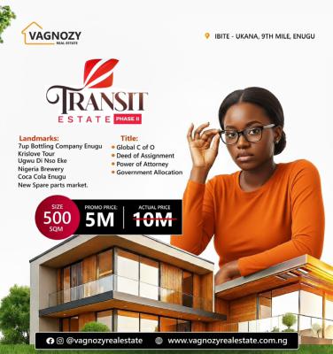 Transit Estate Phase 2, 9th Mile After 7up, Enugu, Enugu, Residential Land for Sale