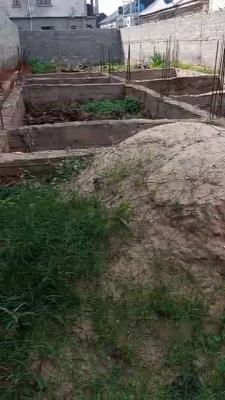Half Plot of Land with Solid Foundation, Liasu, Ikotun, Lagos, Residential Land for Sale