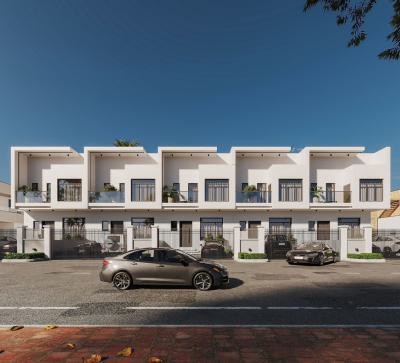 Self Compound 4 Bedroom Terraced Duplex with Bq, Gra, Ikota, Lekki, Lagos, Terraced Duplex for Sale