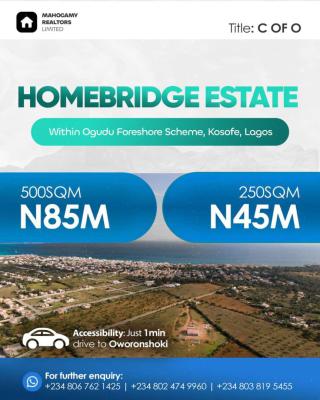 Affordable Land on The Mainland, Home Bridge Estate Ogudu Foreshore Scheme, Kosofe, Ogudu, Lagos, Residential Land for Sale