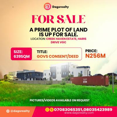 Fully Serviced Plot of Land, Harris Drive, Lekki, Lagos, Residential Land for Sale