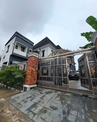 Exquisite 6 Bedroom Duplex with 2 Bedroom Duplex Guest House, Farm Road, Rumuduru, Port Harcourt, Rivers, Detached Duplex for Sale