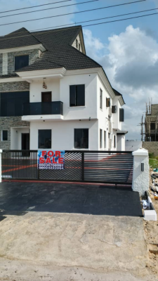 Well Built 5 Bedroom Semi Detached Duplexe, Ogombo Road Opp Lekki Scheme 2 Ajah Lagos, Ajah, Lagos, Semi-detached Duplex for Sale
