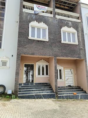 4-bedroom Terrace Duplex with a Bq in Guzape (carcass), Guzape, Guzape District, Abuja, Terraced Duplex for Sale
