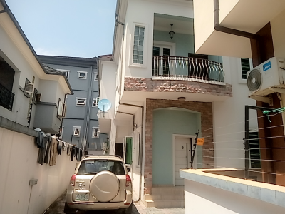 a Neatly and Massively Built 4 Bedroom Semi Detached Duplex, Osapa, Lekki, Lagos, Semi-detached Duplex for Rent