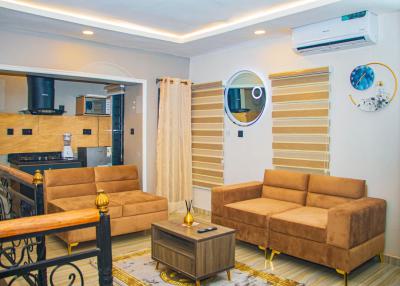 Luxury 3 Bedroom Apartment, Harmony Estate, Ogba, Ikeja, Lagos, Flat / Apartment Short Let