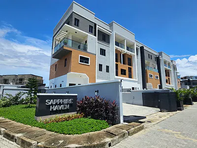 Tastefully Built and Brand New 4 Bedroom Terraced Duplex with BQ — Ikeja, Lagos