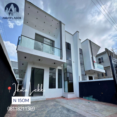 4 Bedroom Semi-detached Duplex, Ikota, Lekki, Lagos, Semi-detached Duplex for Sale