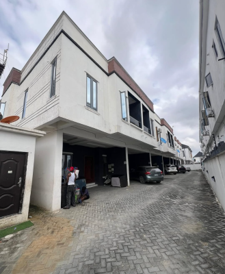 Self Service 4bedroom Terrace Duplex with Bq at Ikota, Ikota Lekki, Ikota, Lekki, Lagos, Terraced Duplex for Rent