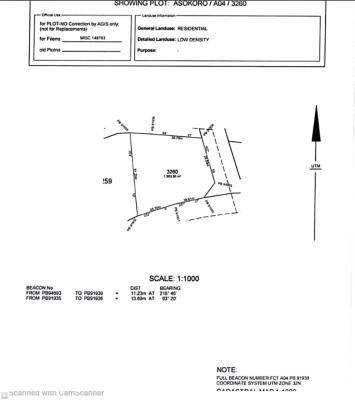 Plot of Land, Asokoro District, Abuja, Residential Land for Sale