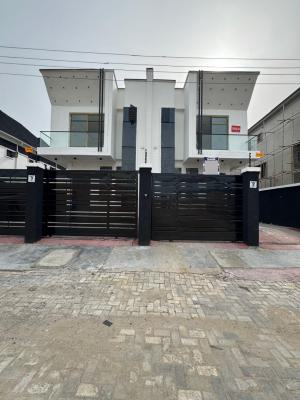 Self Compound 4bedroom Semi Detached Duplex with a Bq Partially Servic, Ikota, Lekki, Lagos, Semi-detached Duplex for Sale