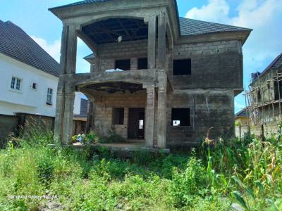 N190m 5 Bedroom Detached Carcass Duplex, H & J Mabglobal Estate Behind Suncity, Dakwo, Abuja, Detached Duplex for Sale