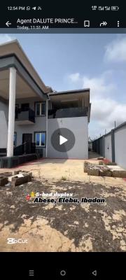 Standard 5 Bedroom Duplex at Abese Elebu Oluyole Extension Ibadan, Abese Elebu Oluyole Extension Ibadan, Oluyole, Oyo, Detached Duplex for Sale