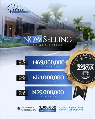 Luxury 3 Bedroom Detached Bungalow with Bq, Solace City Bungalows, Eleranigbe, Ibeju Lekki, Lagos, Detached Bungalow for Sale