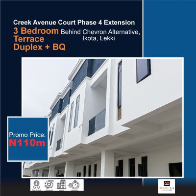 3 Bedroom Terrace Duplex, Creek Avenue Court,ikota, Ikota, Lekki, Lagos, House for Sale