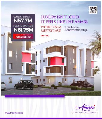 2 Bedroom Apartment, Abijo, Lekki, Lagos, Flat / Apartment for Sale
