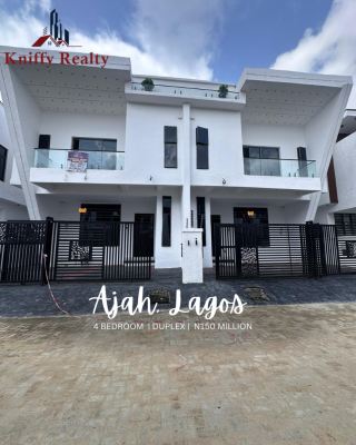 4 Bedroom Semi Detached Duplex, Ajah, Lagos, Semi-detached Duplex for Sale