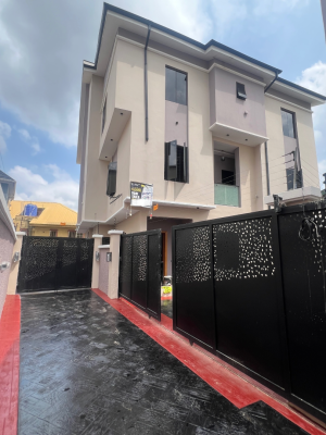 Modern 4 Bedrooms Semi Detached House with All En-suite Bedrooms + Bq, Gra Phase 1, Magodo, Lagos, Semi-detached Duplex for Sale