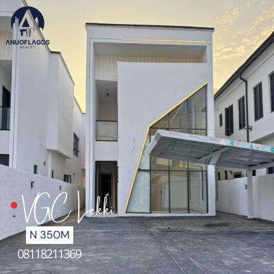 Magnificent 5 Beds with a Private Pool, Vgc, Lekki, Lagos, Detached Duplex for Sale
