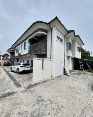 Lovely 4 Bedroom Terrace Duplex with Bq, New Road, Lekki, Lagos, Terraced Duplex for Rent