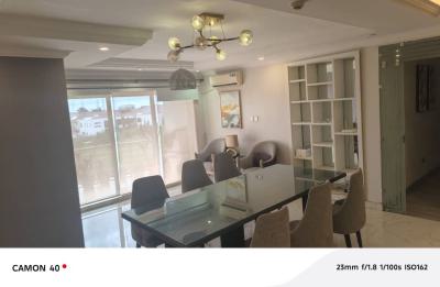 Furnished 3 Bedroom Flat with Bv, Ikate, Lekki Phase 1, Lekki, Lagos, Flat / Apartment for Rent