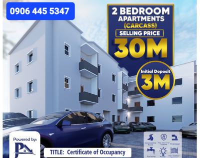 2-bedroom Apartments (carcass) in Abijo Gra, Off Lekki-epe Exp, Lagos, Abijo Gra Along Lekki-epe Expressway, Abijo, Lekki, Lagos, Block of Flats for Sale