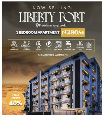 Offplan 3 Bedroom Apartment Off Freedom Way Lekki Lagos, Off Freedom Way Lekki Lagos, Lekki, Lagos, Flat / Apartment for Sale