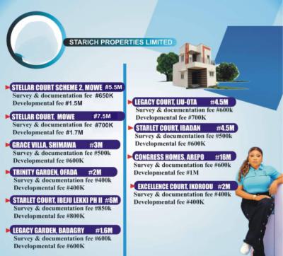 Affordable Land with  Registered Survey and Deed of Assignment, Legacy Garden Located in The Apa, Badagry, Lagos, Residential Land for Sale