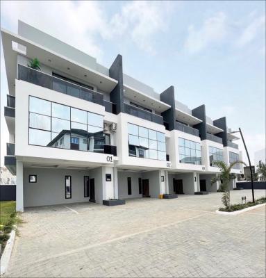 Elegant 4-bedroom Terrace Duplex with Bq & Tennis Court Access, Lekki Phase 1, Lekki, Lagos, Terraced Duplex for Sale