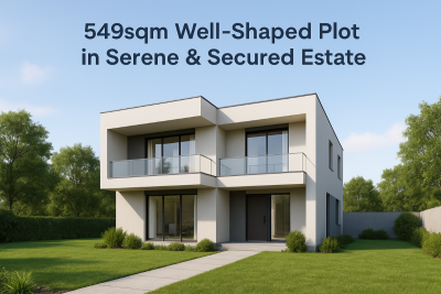 549sqm Well-shaped Plot in Serene & Secured Estate, Golden Jubilee Estate, Off Monastery Road, Sangotedo, Ajah, Lagos, Residential Land for Sale