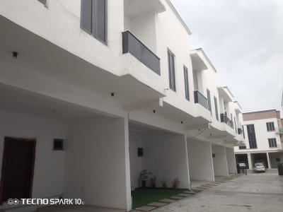 New 4 Bedroom Terrace with Bq 24 Hours Light, Conservation Center, Lekki, Lagos, Terraced Duplex for Rent
