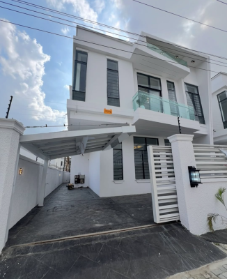 Spacious 5 Bedroom Fully Detached Duplex with Bq, Ajah, Lagos, Detached Duplex for Rent