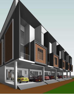 Offplan4bed Terrace Duplex in a Developed Estate in Ajah, Offplan Project in Code to Enter Estate Facing The Lekki Epe Express a, Ajah, Lagos, Terraced Duplex for Sale